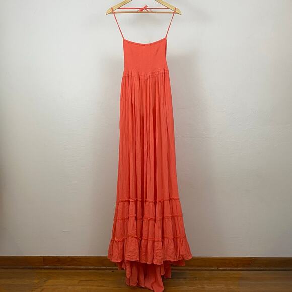 Free People Extratropical Maxi Dress - Strawberry Granata? - Size Small - Picture 1 of 10